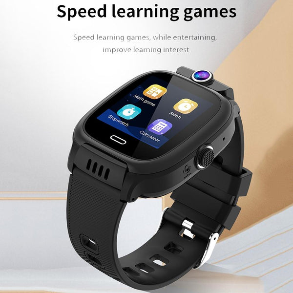 1.44 Inch 4G Video Call Waterproof Smart Children Phone Watch With Sos Function Pink Smart Watches