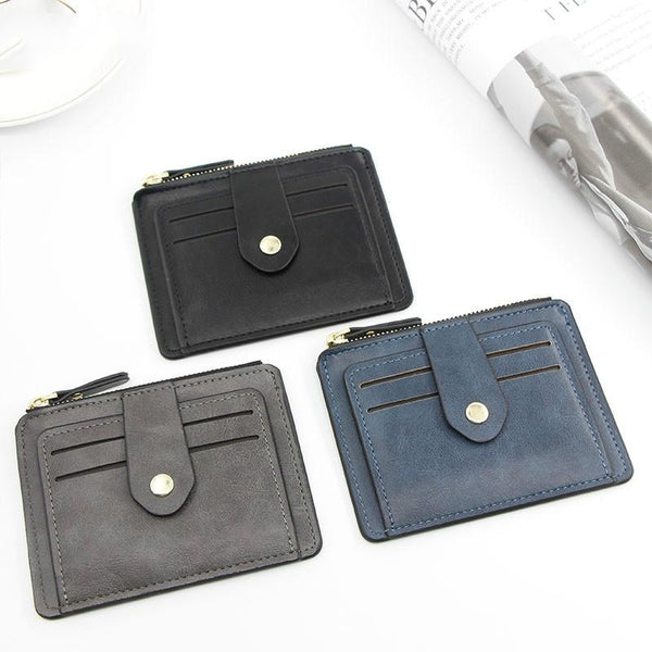 Multi Function Card Holder For Bank Certificates & Advertising Gifts Black Id & Document Holders