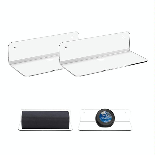 Set Of 2 Wall Mounts For Speakers And Surveillance Cameras White Security Camera Brackets & Mounts