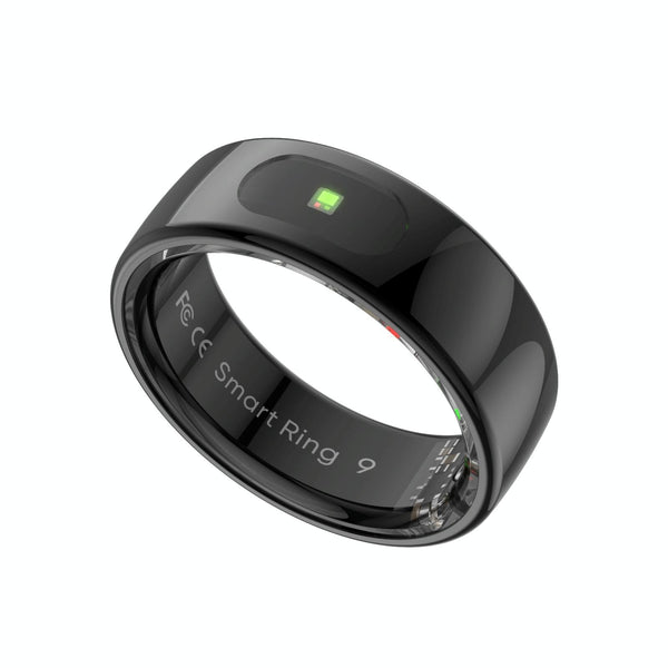 Smart Ring Heart Rate Blood Oxygen Sleep Sports Size 10 Silver Activity Trackers
