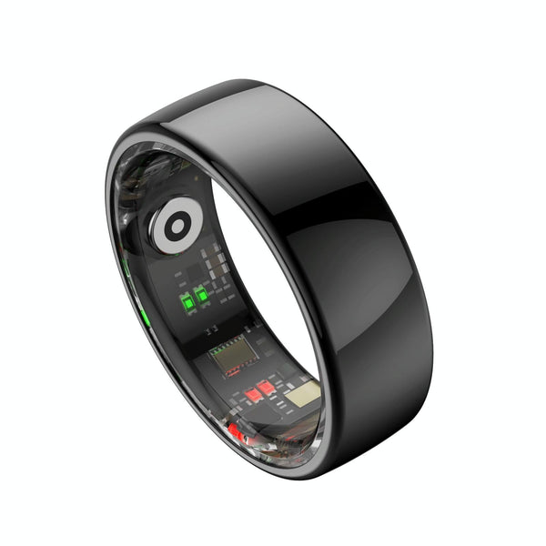 Smart Ring Heart Rate Blood Oxygen Sleep Sports Size 10 Silver Activity Trackers