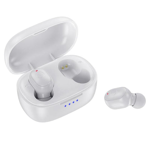 Waterproof Mini Touch Control Bluetooth Earphones With Noise Cancelling White Earbuds