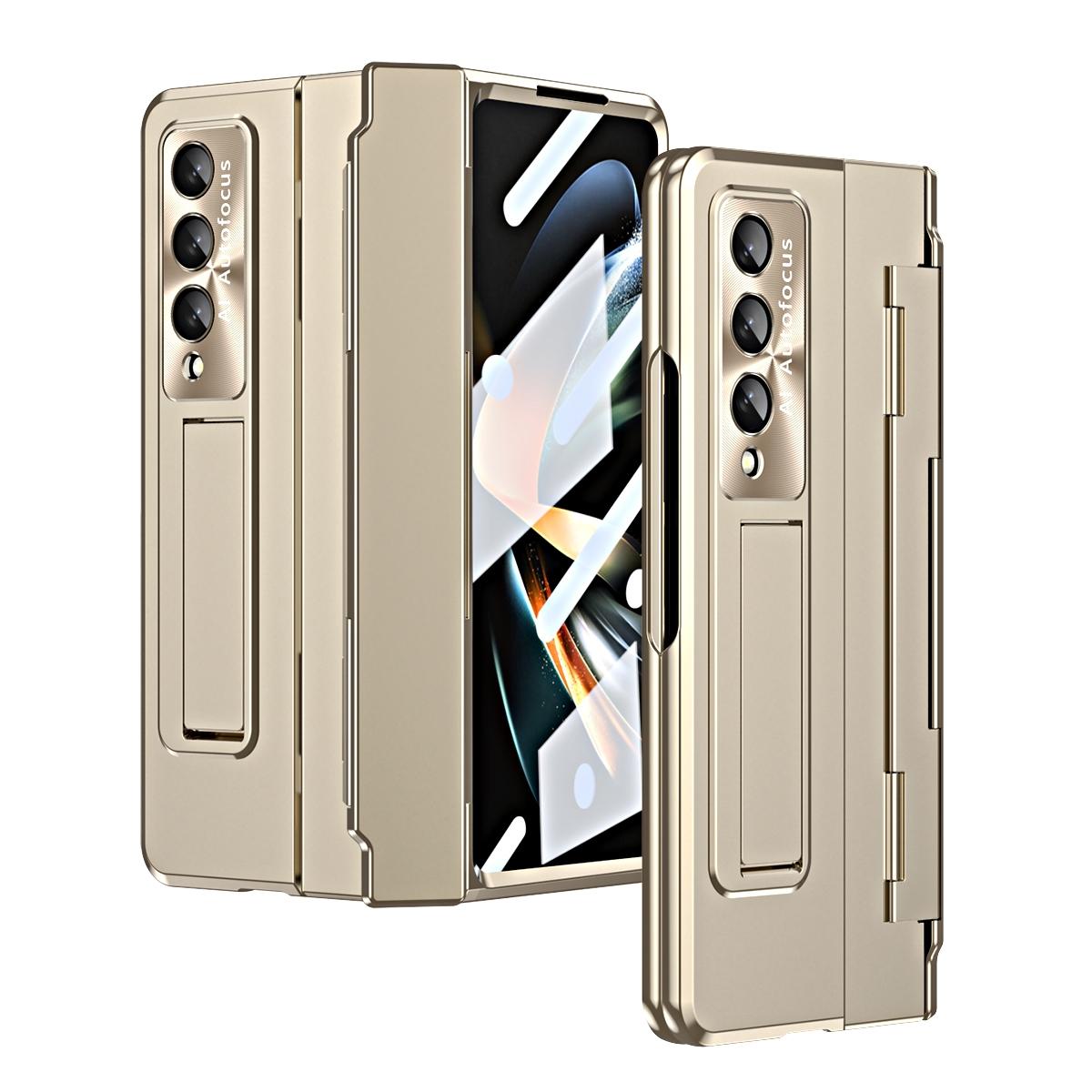 For Samsung Galaxy Z Fold4 5G Folding Case With Integrated Hinge Champagne Gold Cases Covers & Skins