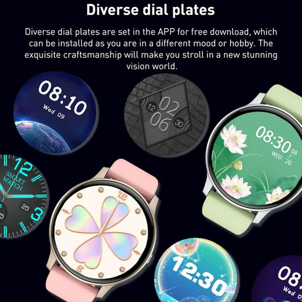 Bluetooth Talk Smartwatch Multi Function Monitor Heart Rate / Blood Pressure Oxygen Sleep Smart Watches