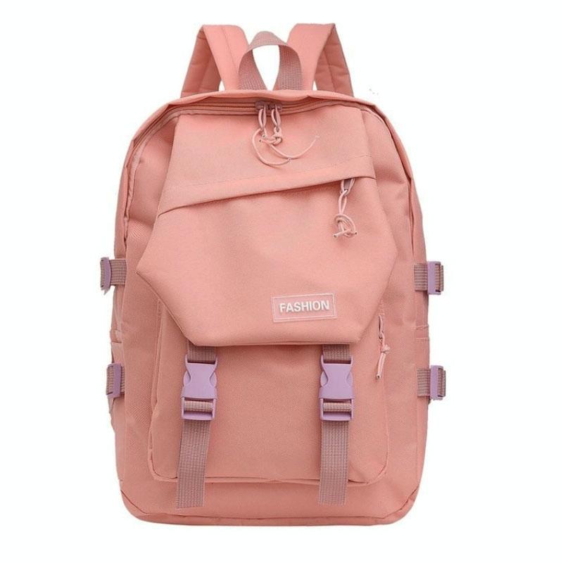 School Backpack With Harajuku Style Pink Backpacks & Bags