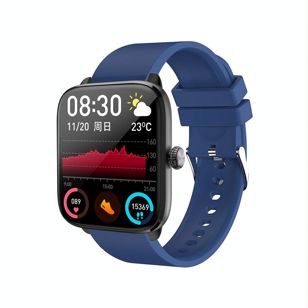 1.96 Inch Ip67 Waterproof Silicone Band Smart Watch Supports Dual Mode Bluetooth Call / Heart Rate Monitoring Smart Watches