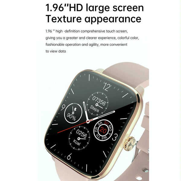 1.96 Inch Ip67 Waterproof Silicone Band Smart Watch Supports Dual Mode Bluetooth Call / Heart Rate Monitoring Smart Watches