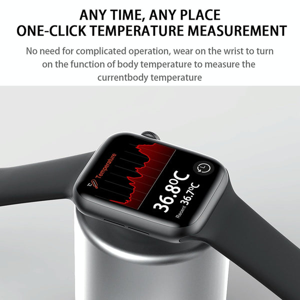 1.75 Inch Full Screen Ip67 Waterproof Smartwatch With Sleep Heart Rate & Bt Call Black Smart Watches