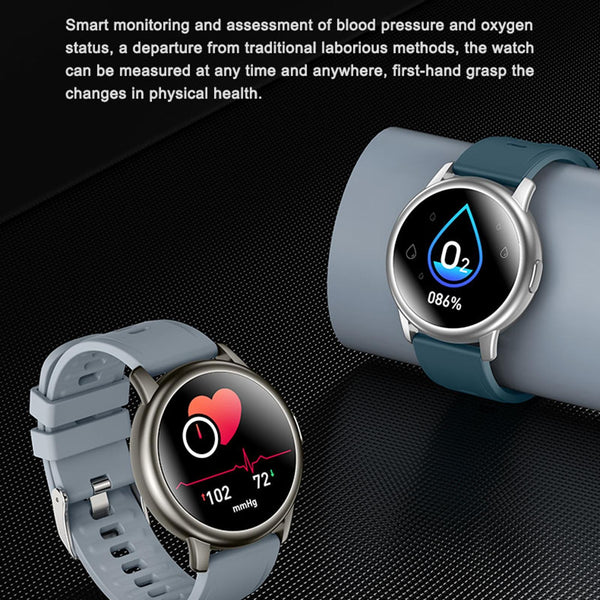 1.3 Inch Tft Screen Smart Watch Support Blood Pressure Monitoring Sleep Black Smart Watches