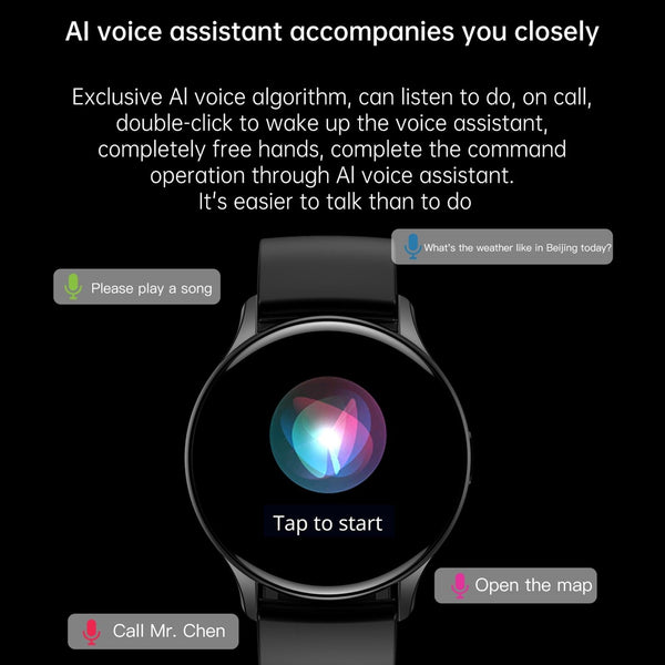 1.43 Inch Bt5.0 Ip67 Sport Smart Watch Support Bluetooth Call / Message Notification Heart Rate Blood Pressure Health Monitor Gold Smart Watches