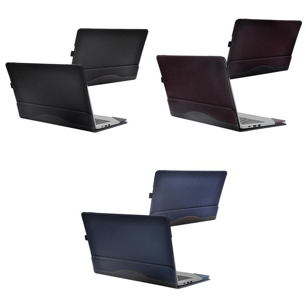 Parallel Protective Leather Case For Huawei Honor Magicbook Slim Design Dark Blue Laptop Cases & Bags