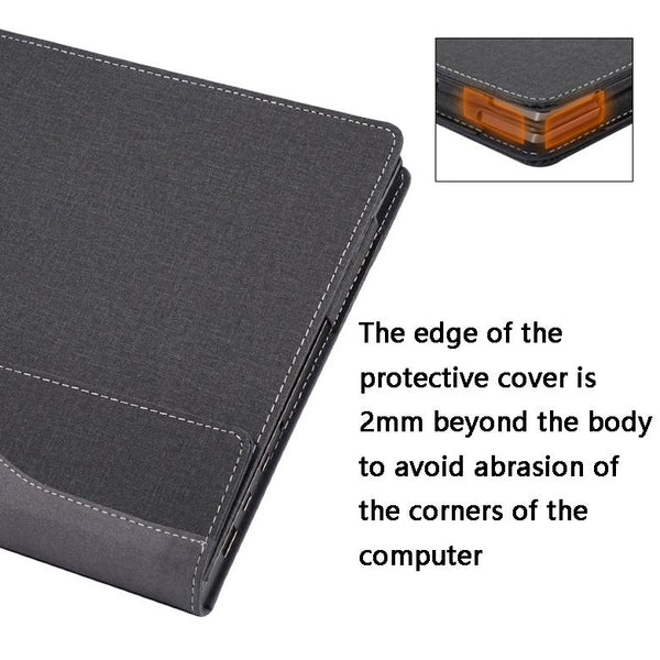 Parallel Protective Leather Case For Huawei Honor Magicbook Slim Design Dark Blue Laptop Cases & Bags