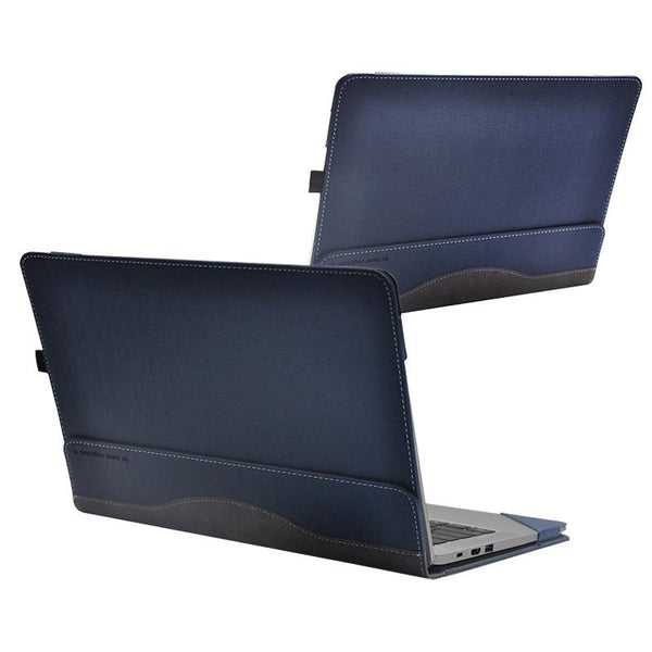 Parallel Protective Leather Case For Huawei Honor Magicbook Slim Design Dark Blue Laptop Cases & Bags