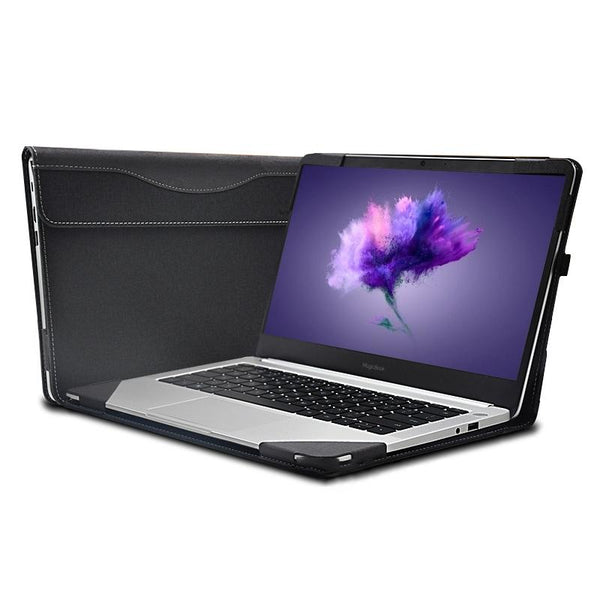 Parallel Protective Leather Case For Huawei Honor Magicbook Slim Design Dark Blue Laptop Cases & Bags
