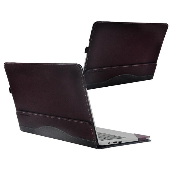 Parallel Protective Leather Case For Huawei Honor Magicbook Slim Design Dark Blue Laptop Cases & Bags