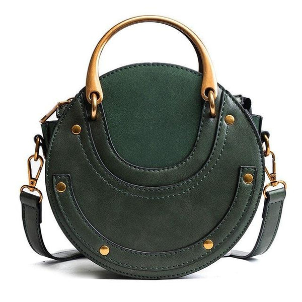 Retro Leather Mini Shoulder Bag For Women Black Women's Bags & Handbags