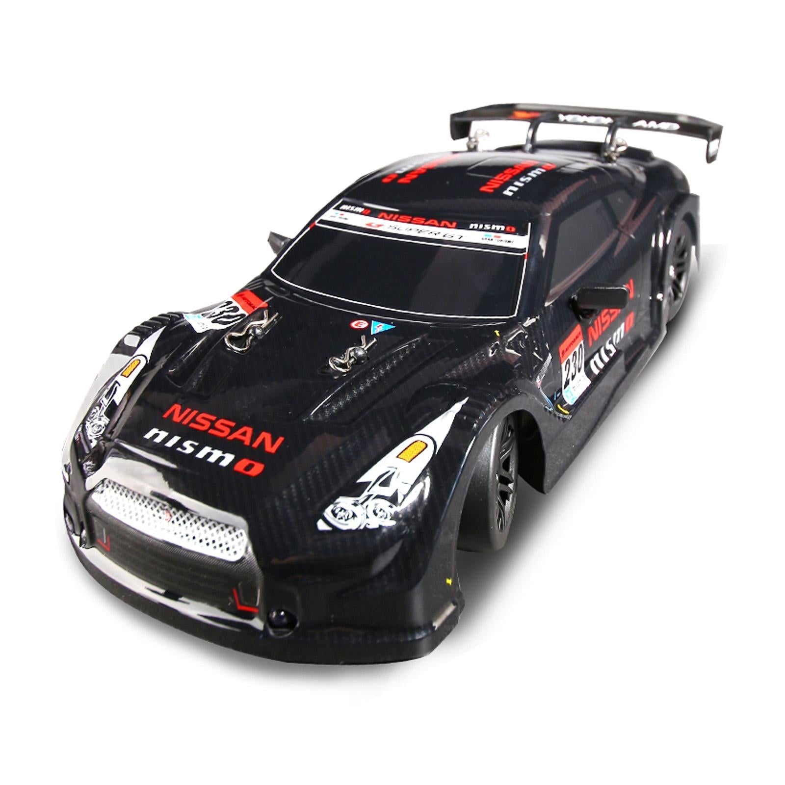 1 16 4Wd Drift Rc Toy Car 2.4G Compact Design Black Remote Controlled Toys