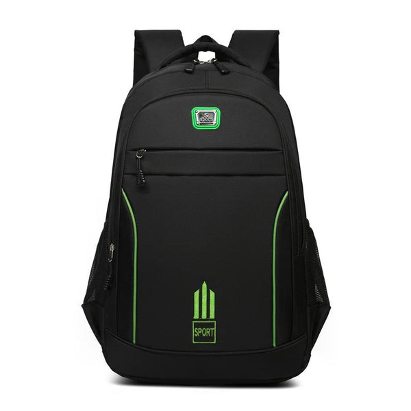 Large Capacity Nylon Backpack For Students Black Backpacks