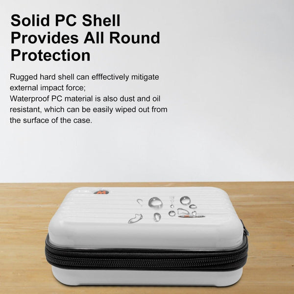 18.5 X 11.5 6Cm Small Organizer Bag For Sports Camera Accessories_Pearl White Camera Cases Bags & Covers