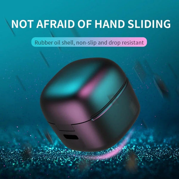 Wireless Bone Conduction Earphone With Bluetooth 5.0 Gray Earbuds