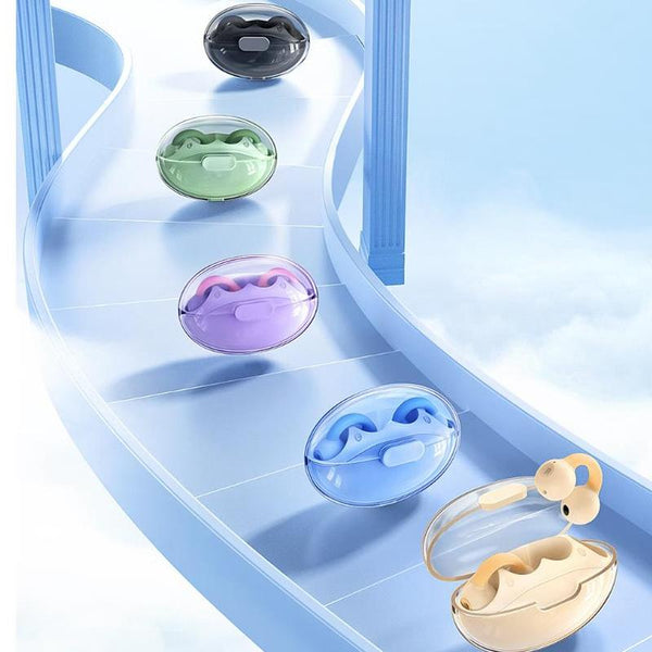Wireless Bluetooth Earphone Transparent Clip Ows Sports Earbuds
