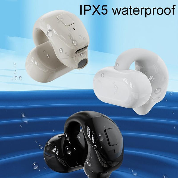 Wireless Clip On Bluetooth Earphone For Sports And Gaming Light Skin Earbuds