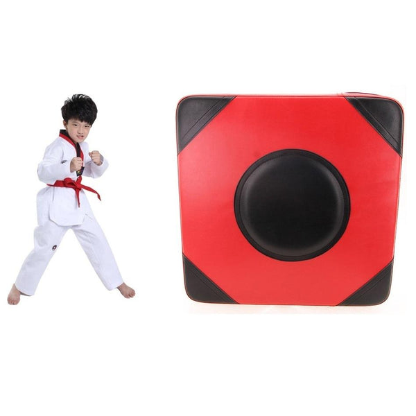 Thickened Square Boxing Wall Target Magic Stickers 40X40x10cm Orange Black Gloves Boxing