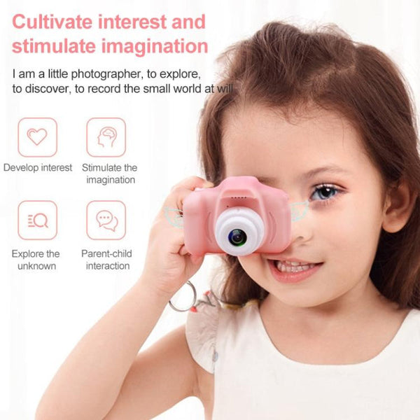 Mini Children Camera With 2 Inch Lcd Screen And 800W Resolution For Audio Video Digital Cameras