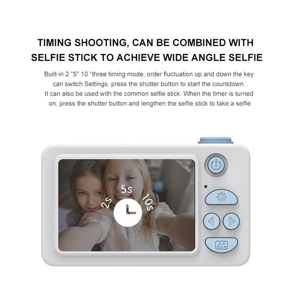 Mini Digital Sport Camera With 8.0Mp Lens 2.0 Screen Elk Shaped Case & 32Gb Memory For Kids Digital Cameras