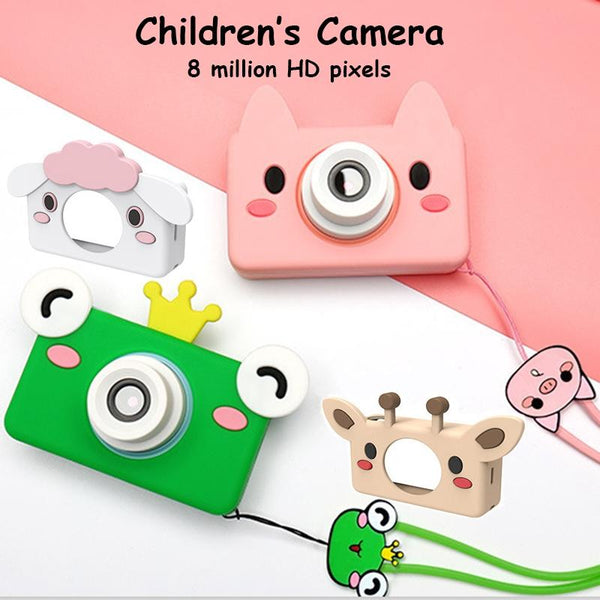 Mini Digital Sport Camera With 8.0Mp Lens 2.0 Screen Elk Shaped Case & 32Gb Memory For Kids Digital Cameras
