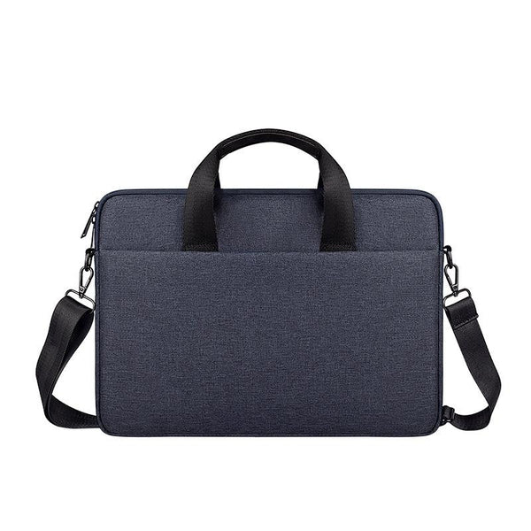 14.1 15.4 Inch Portable Laptop Bag With Single Shoulder Strap Gray Laptop Cases & Bags