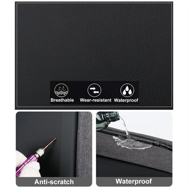 Waterproof Business Laptop Backpack With Usb Port Multifunctional Dark Gray 17 Inch Laptop Cases & Bags