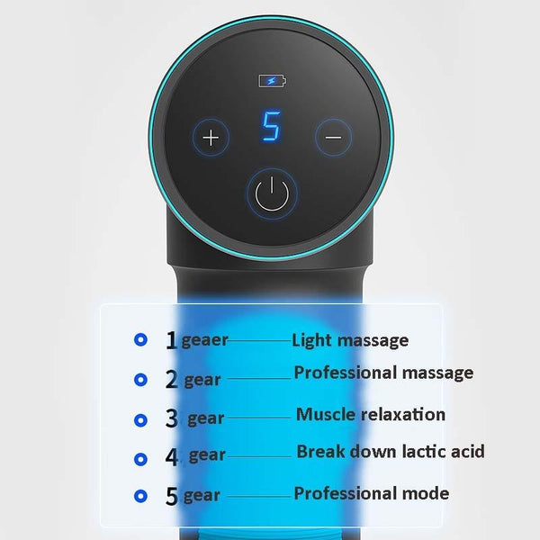 Extreme Edition Rechargeable Muscle Massage Gun Gray Massagers