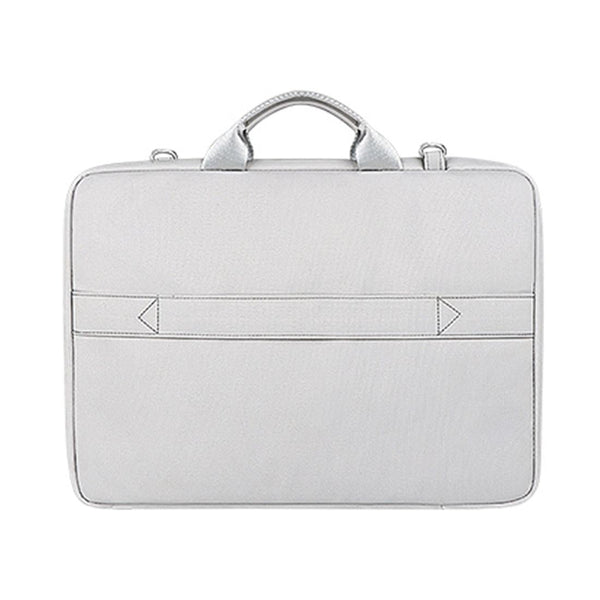 Parallel Thickened Polyester Laptop Bag Fits 14.1 15.4 Inch Devices Silver Gray Laptop Cases & Bags