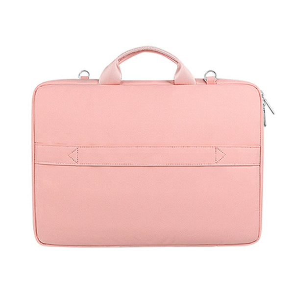 Parallel Thickened Polyester Laptop Bag Fits 14.1 15.4 Inch Devices Silver Gray Laptop Cases & Bags