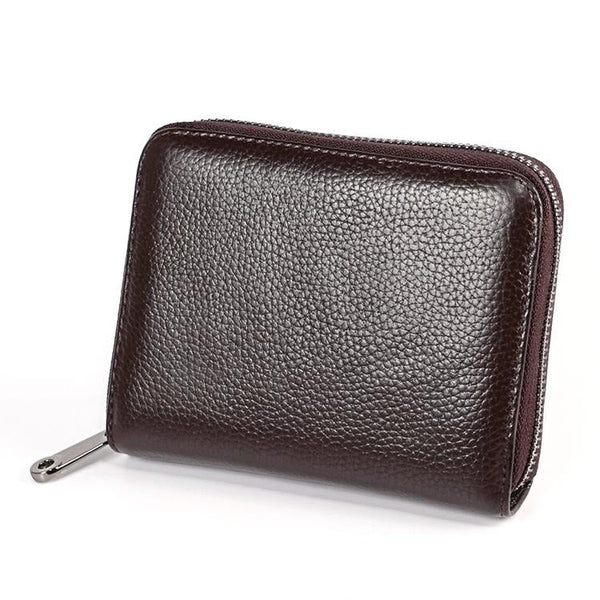 Leather Rfid Wallet Sleek And Secure Coffee Wallets