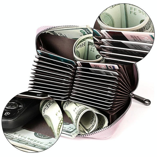 Leather Rfid Wallet Sleek And Secure Coffee Wallets