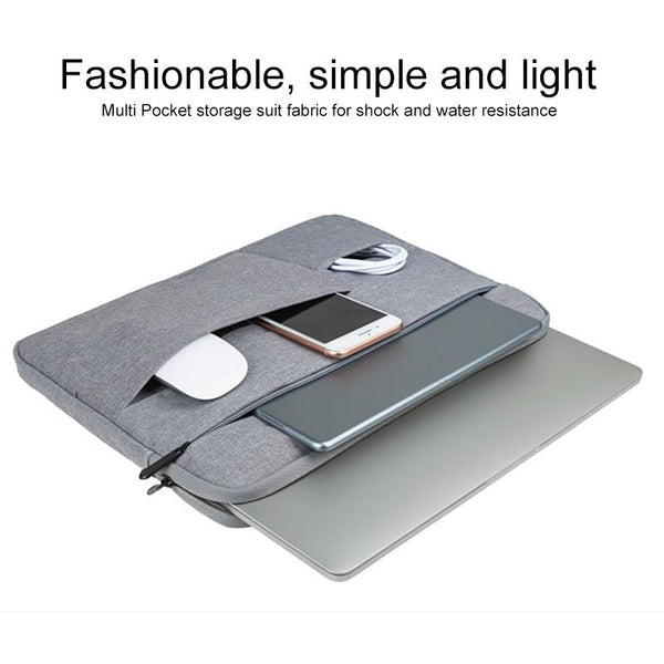 Waterproof Laptop Handbag For 15.4 16 Inch Laptops Oxford Cloth Grey Laptop Cases & Bags