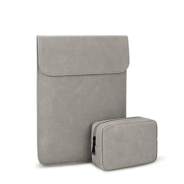 Parallel Deals Ultra Thin Notebook Liner Bag 14.1 15.4 Inch With Small Dark Grey Laptop Cases & Bags