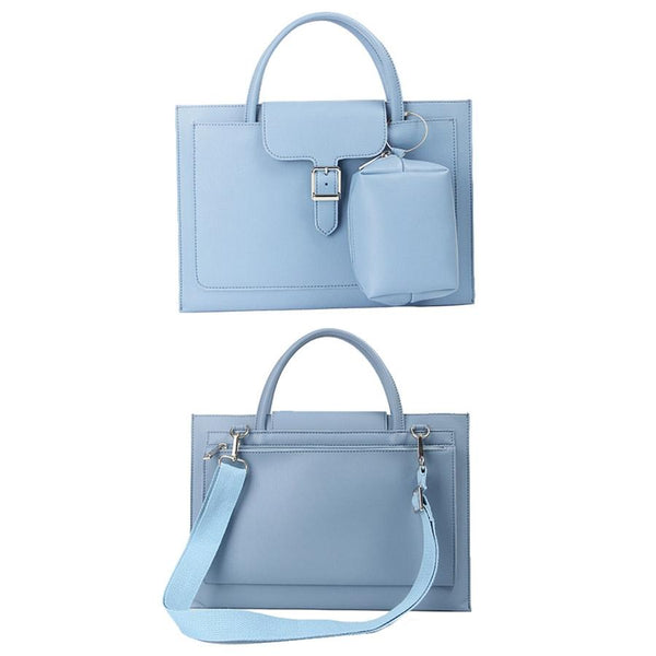 15 Inch Waterproof Laptop Bag With Power Pack Portable Sky Blue Laptop Cases & Bags