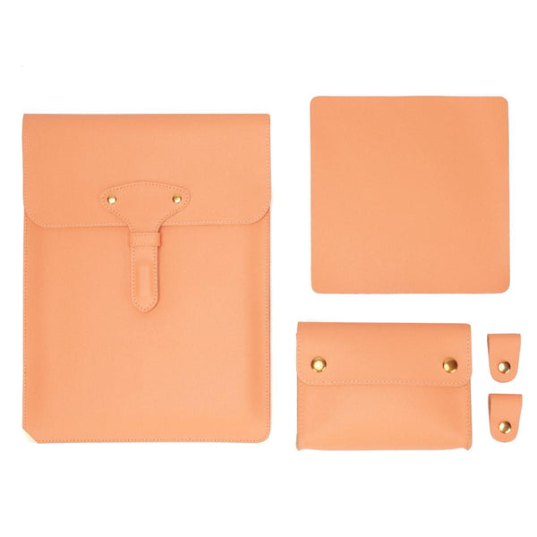 Waterproof Leather Laptop Liner Bag 3 In 15 Inches Honeydet Oranges Laptop Cases & Bags