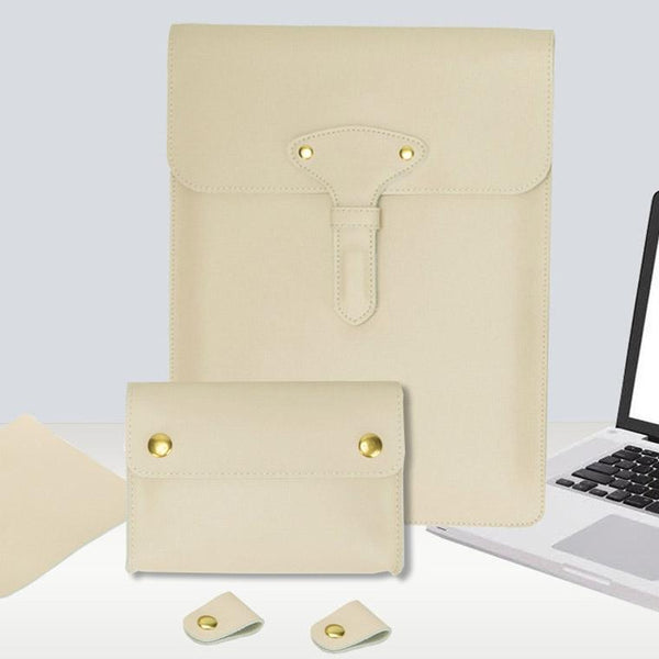 Waterproof Leather Laptop Liner Bag 3 In 15 Inches Honeydet Oranges Laptop Cases & Bags