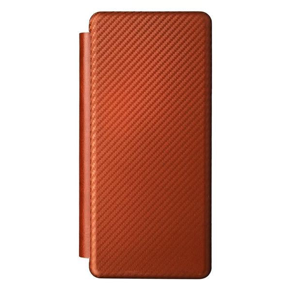 For Samsung Galaxy Z Fold4 5G Carbon Fiber Flip Leather Case Blue Cases Covers & Skins