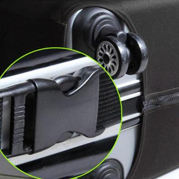 Xl Travel Luggage Cover Dustproof Scratch Proof Elastic Sleeve Fits 29 32 Inch Suitcases English Map Other Travel Accessories