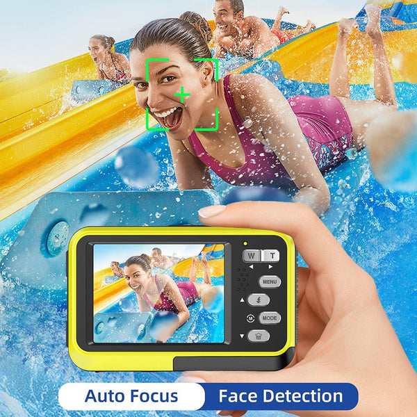 Parallel Deals Waterproof 48Mp Dual Screen Outdoor Camera Wdc901_Yellow Other Camera & Photo Accs