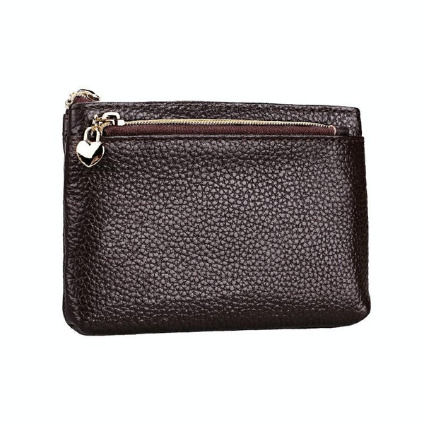 Spacious Litchi Texture Rfid Hand Wallet In Coffee Brown Fashion Accessory Travel Wallets
