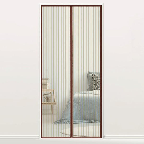 210X100cm Magnetic Mosquito Proof Screen Door Curtain Magic Mesh Coffee Other Door Hardware
