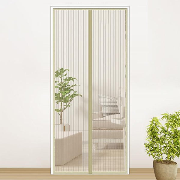 210X100cm Magnetic Mosquito Proof Screen Door Curtain Magic Mesh Coffee Other Door Hardware