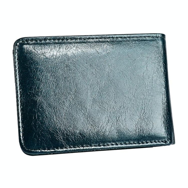 Leather Rfid Billfold Wallet Mini Size Coffee Wallets