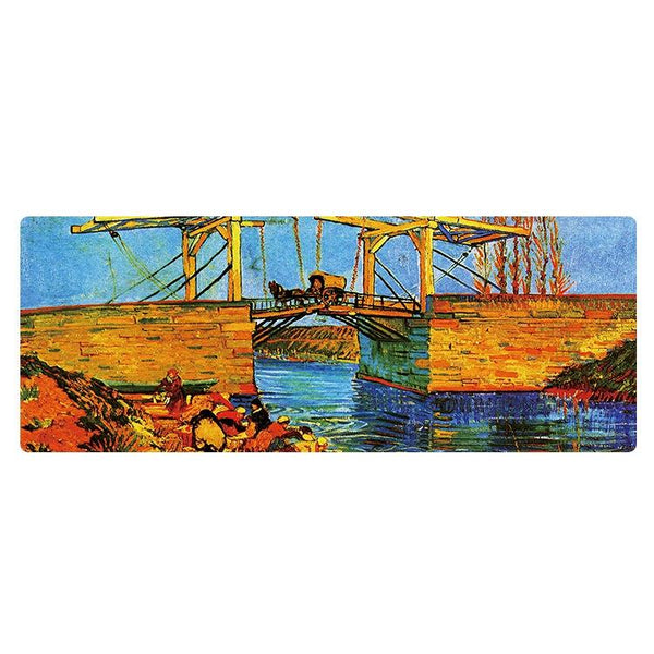 Large Oil Painting Desk Rubber Mouse Pad Room Mouse Pads & Wrist Rests